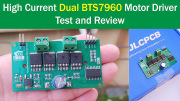 Test en review van de BTS7960 Dual High Current Motor Driver | Hoe de BTS7960 te gebruiken