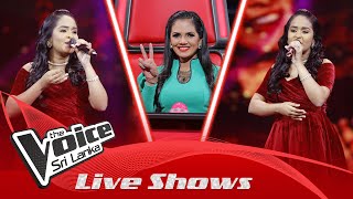 Hansi Shalika | Oba Ma Hamu Una Da ( ඔබ මා හමුවුන දා) | Live Shows | The Voice Sri Lanka Thumbnail