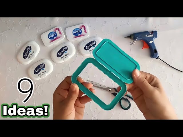 IDEAS Con Tapas de toallitas húmedas y botellas plásticas/Best Out Waste 