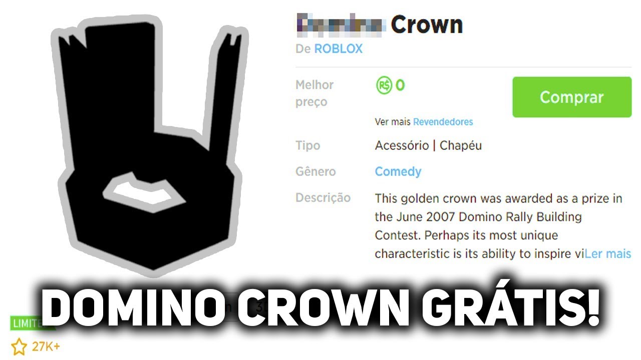 Domino Crown Vendido Por 472 Robux No Roblox By Jeffblox - virei o lonnie roblox