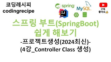 [SpringBoot(2024년최신) + Spring Data JPA] 04_Controller Class 생성
