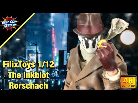 Filix Toys Inkblot 1/12 Rorschach Action Figure Review - YouTube