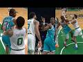Moussa Diabate tells Jayson Tatum not to mess with him after shove 😂