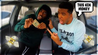 TAKING MONEY OUT OF KEN WALLET IN FRONT OF TYJAE..