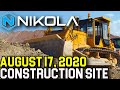 Nikola Factory Construction Site August 17 2020 vs Tesla Gigafactory Comparison NKLA Stock Analysis