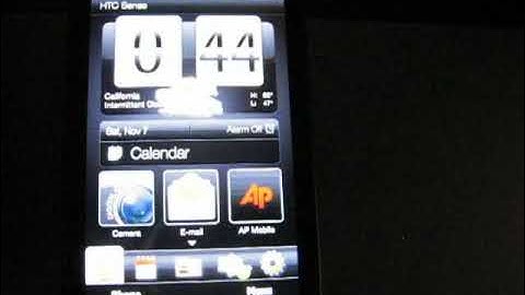 Part 1 - HTC Sense Detailed Demo  - Windows Mobile 6.5 - T-Mobile Touch Pro2 and HD2