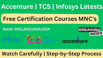 Accenture| TCS |Infosys Top MNC
