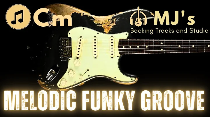 Melodic Funky Groove in C minor | 100 bpm | Guitar Backing Track