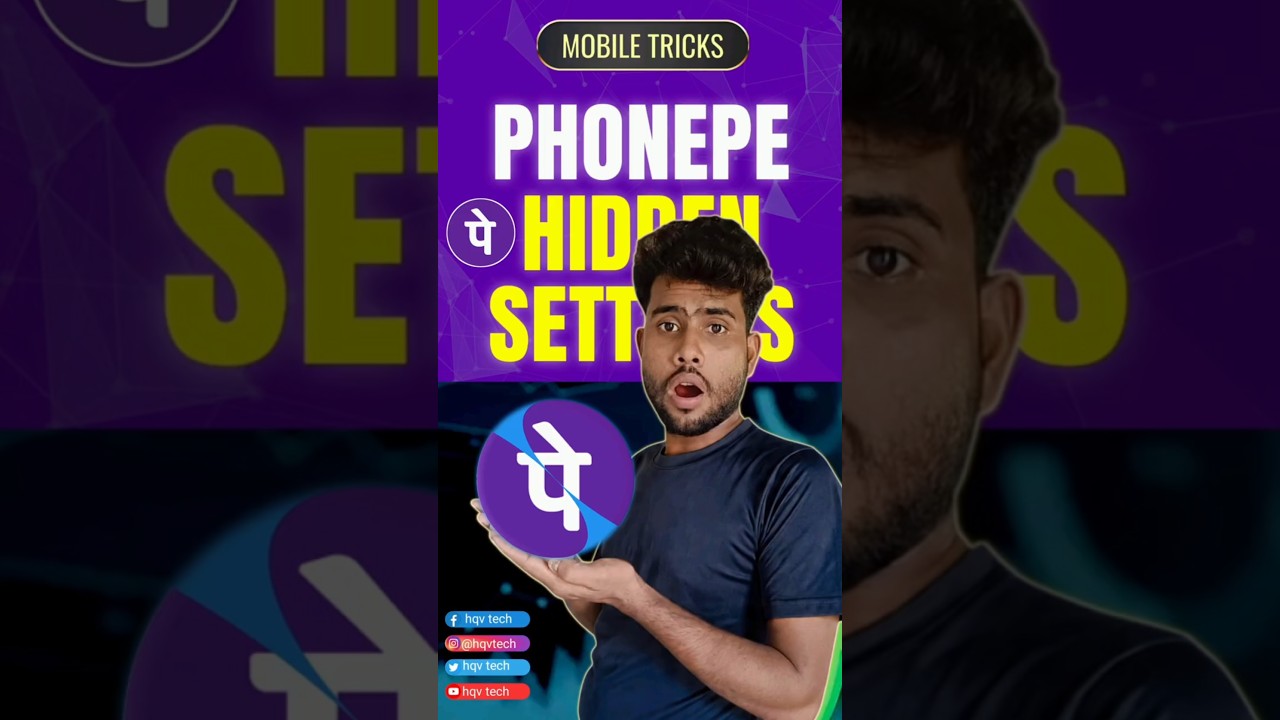 Phonepe Hidden settings 