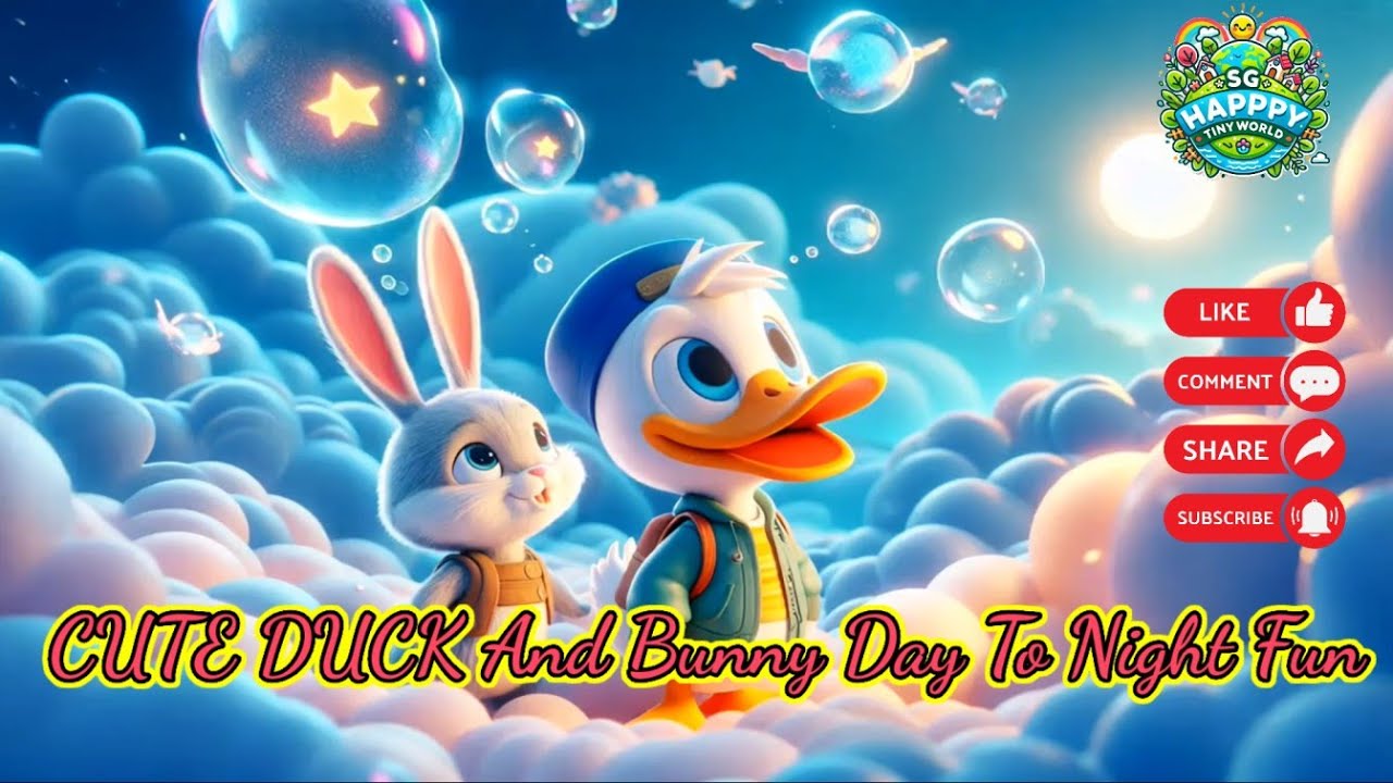 Duck and Bunny|| Fun day to Night Sleep|| FUll on Entertainment # ...