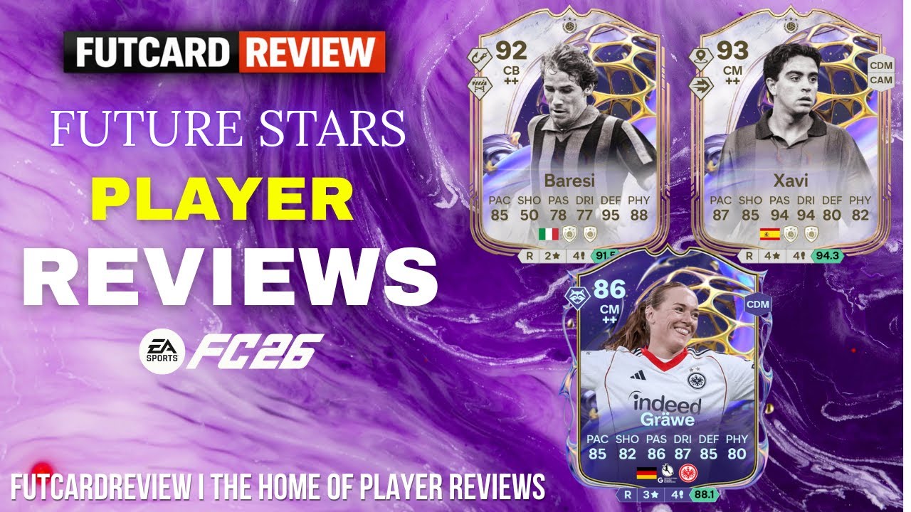 Cheap Beast Or Elite Icons?! 😱🔥 Gräwe, Xavi & Baresi Review | FC 26 Future Stars Review