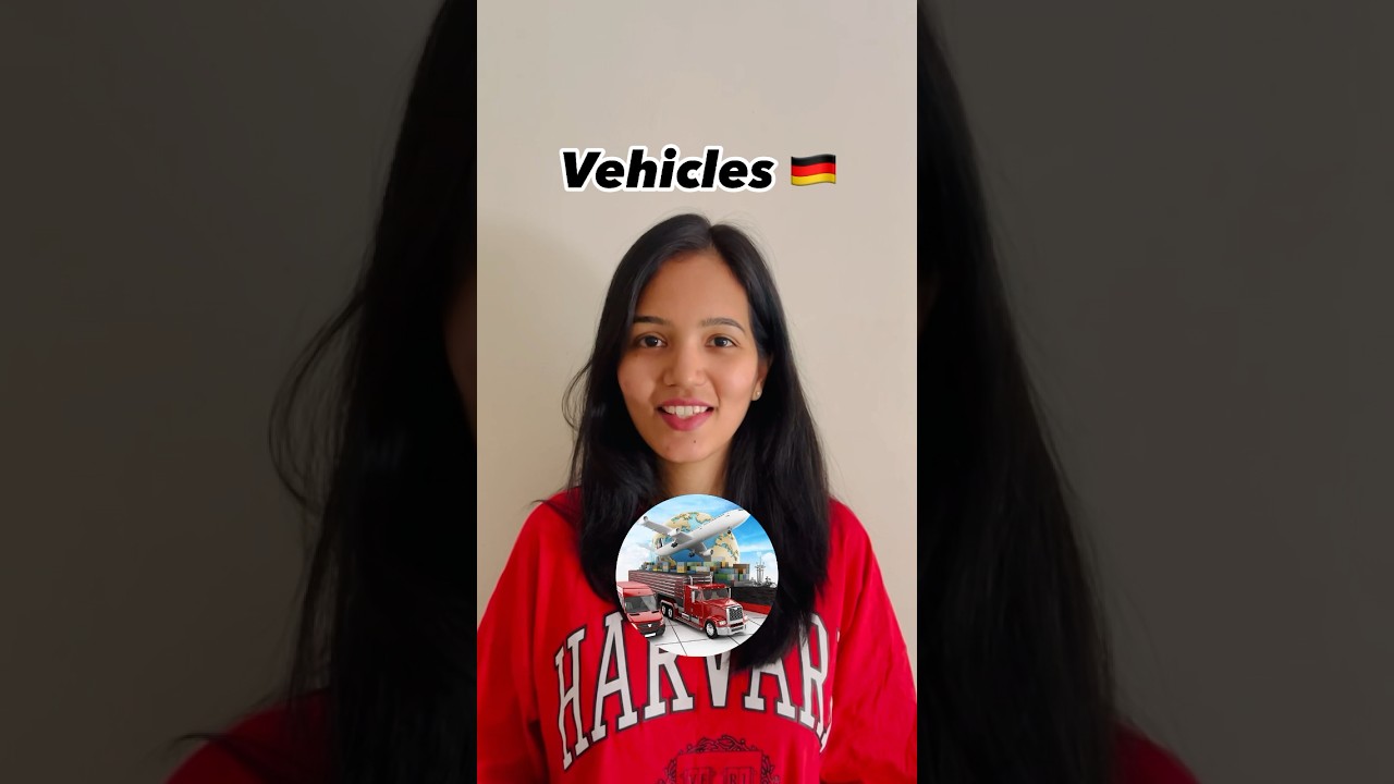 🇩🇪Vehicles in German. 