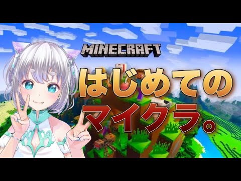 【 マインクラフト 】超初心者！イチからマイクラはじめます。【 Vtuber  杏仁しずく 】#にんらいぶ