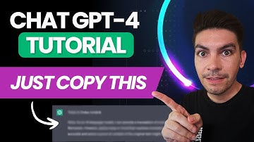 ChatGPT 4 Tutorial: The Best Way To Master AI For Beginners (Noobs)