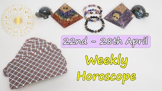 Weekly Horoscope ✴︎ 22nd - 28th April ✴︎ April Weekly Horoscope💫Ajj ka Rashifal April Tarot Reading