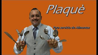 Plaquè para Servicio de Alimentos/El Alquimista