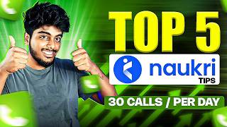 Top 5 Naukri Profile Mistakes Freshers Must Avoid🤯| Naukri Tips and Tricks in Tamil