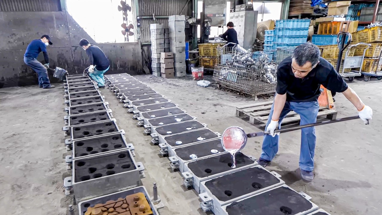 Процесс литья алюминия для сельскохозяйственной техники. Взгляд на массовое производство в Японии