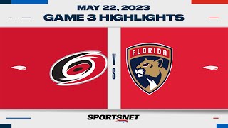 NHL Eastern Conference Final Game 3 Highlights | Hurricanes vs. Panthers - May 22, 2023