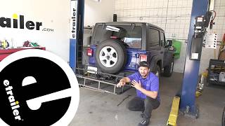 2020 Jeep Wrangler 24x60 etrailer Cargo Carrier for 2" Hitches: Fit Check