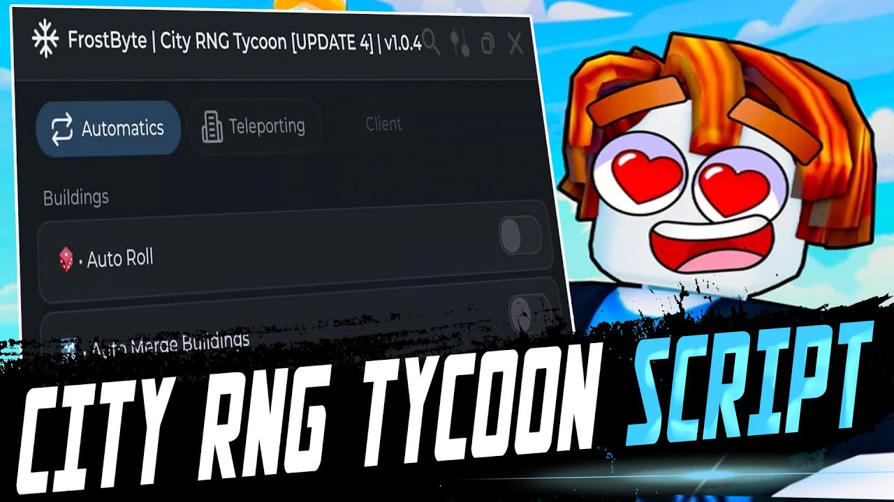 City RNG Tycoon script (AutoRoll, AutoMerge) YouTube