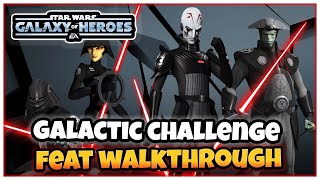 SWGoH - Galactic Challenge vs Scoundrels on Bespin.  Inquisitorius 5000, electric boogaloo.