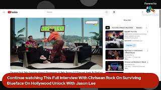Chrisean Talking About Blue On Jason Lee Show