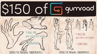 Trying $150 of Gumroad Art Tutorials || CosmicSpectrum Pt. 2