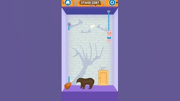 rescue cut rope puzzle stage 2387| rescue cut rope puzzle game for android and iOS #short