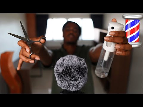 [ASMR] Barbershop Haircut