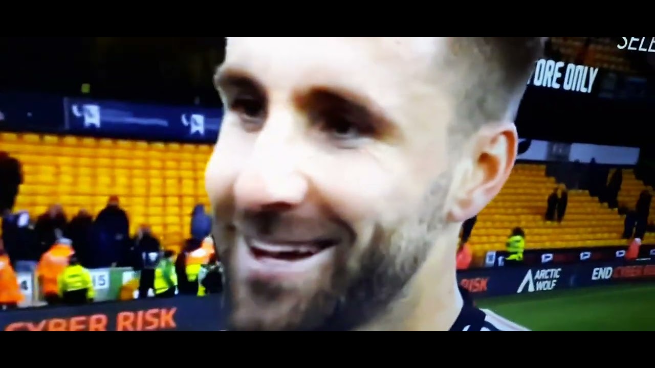 Wolves vs Man Utd (0-1) Luke Shaw post match interview