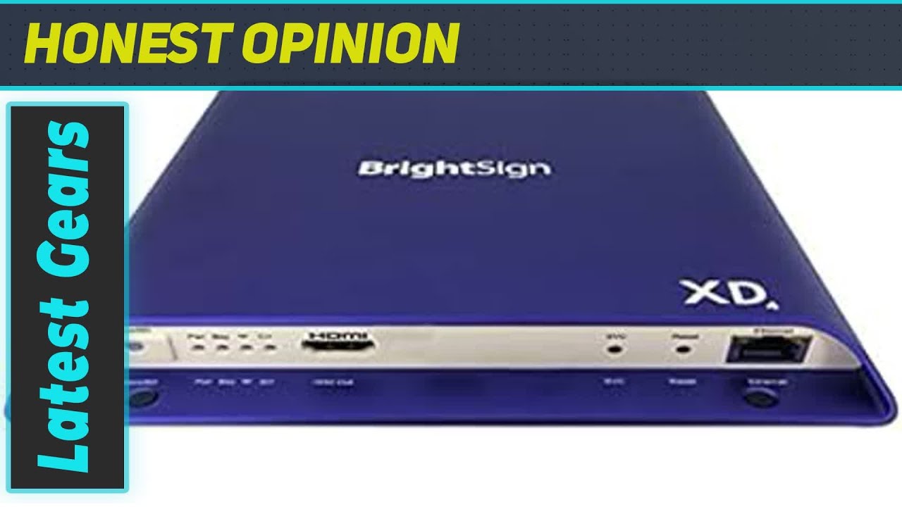 BrightSign XD234 4K Media Player Review - YouTube