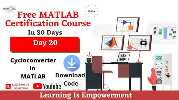 Cycloconverter in MATLAB | MATLAB Simulink |Day- 20