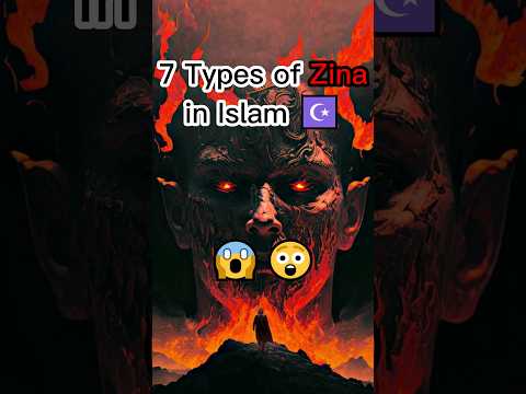 7 types of Zina in Islam😱😨 #shorts #islam #ramadan #muslim #zina