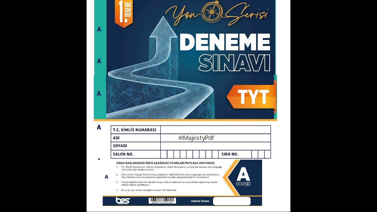 Bes Yayınları Yön Serisi TYT -1 Denemesi Geometri Çözümü