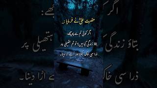 Hazrat Ali R.A Ne Farmaya #quotes #islamicquotes #shorts #zindagi #duniya #viralshorts #short