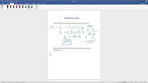 Arithmetic Series:Math Olympiad Preparation