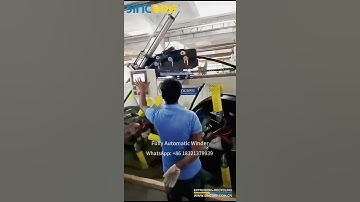 Fully Automatic Winder with Automatic Cutting and Feeding  #Wire #winding #machine #pipe #coiler