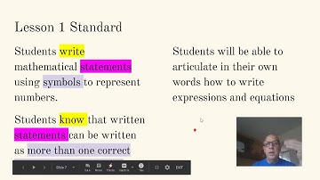 Lesson 1 Module 4 Writing Equations Using Symbols