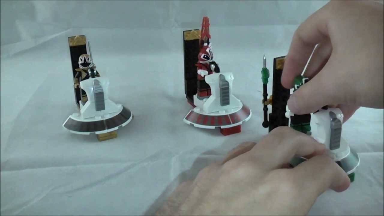 Mega Bloks Power Rangers Samurai Hero Packs Review