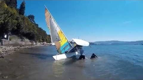 Dart 18 shakedown sailing