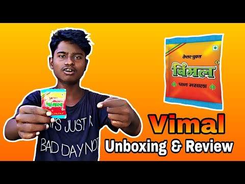 Exclusive Unboxing  Review Vimal Paan Masala  Parody