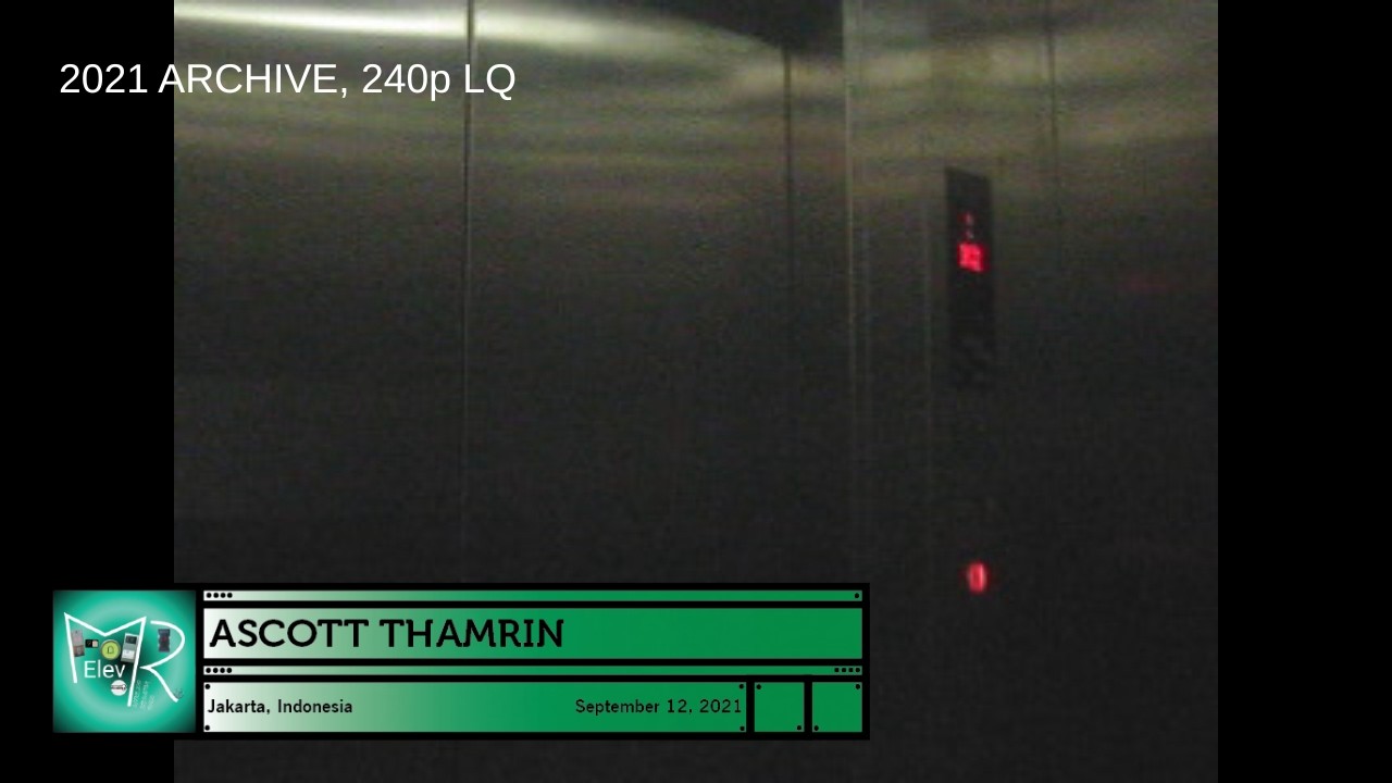 Fujitec GLVF? Elevator at Ascott Thamrin, Jakarta (Carpark)