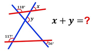 Can you find the value of  X+Y? | (Angles) | #math #maths | #geometry