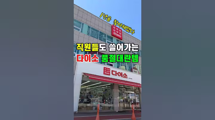 다이소 직원도 쓸어가는 다이소 품절대란템, 1년을 기다린 다이소추천템 #다이소추천 #다이소꿀템 #다이소살림템 #다이소신상