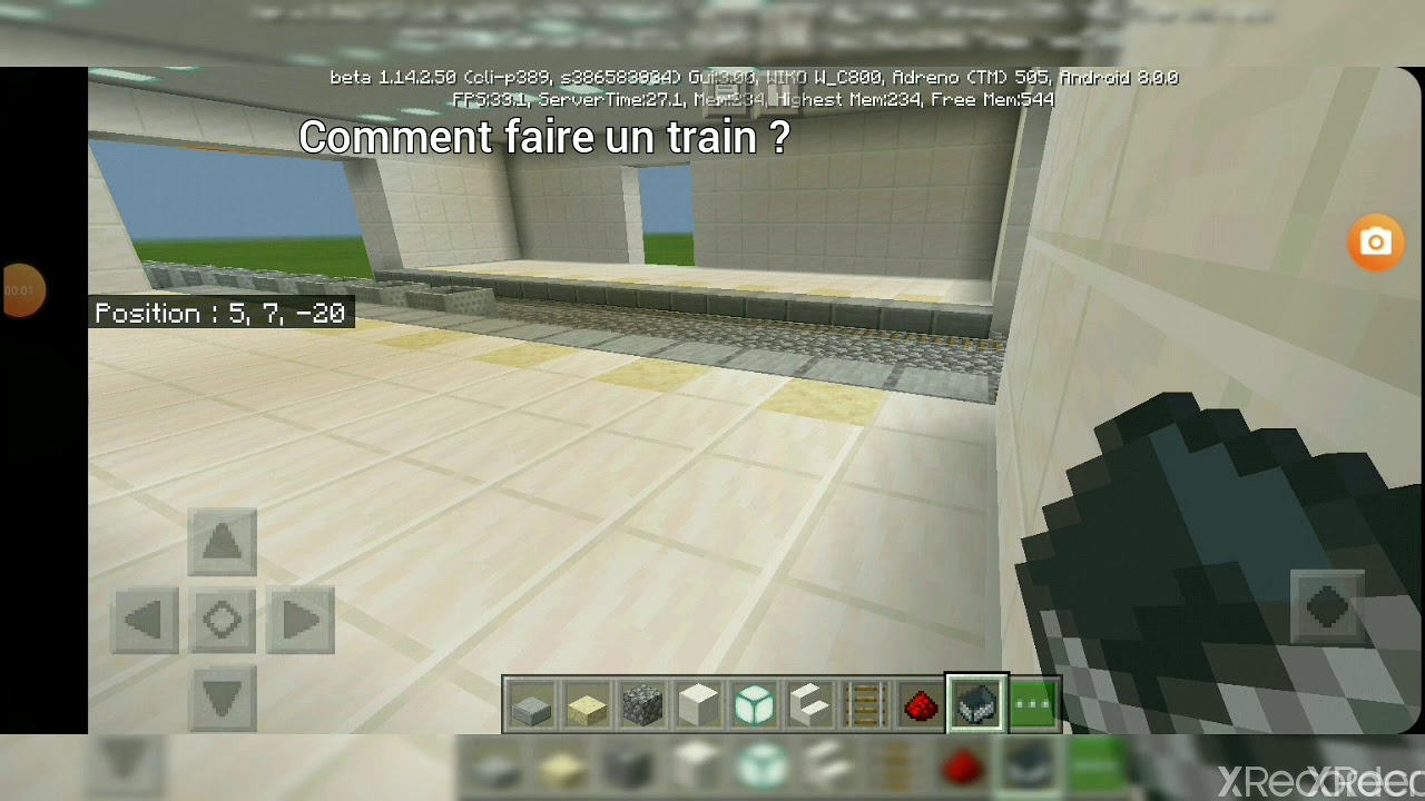 [Tuto] Comment faire un train / Comment téléporter un wagon ? Minecraft
