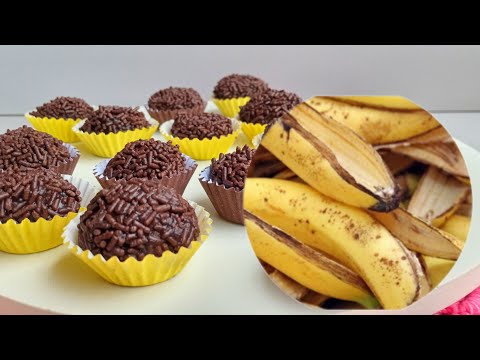 I COULDN'T BELIEVE IT‼️I MADE BRIGADEIRO OUT OF BANANA PEELS AND IT TASTES EXACTLY LIKE THE REAL ...