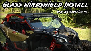 Glass Windshield Install | Can-Am Maverick X3 | SuperATV