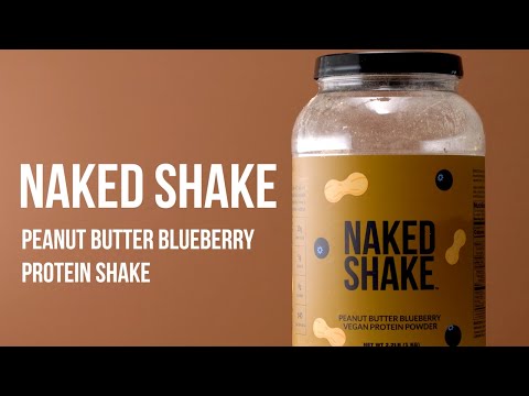 Naked Shake: Delicious Peanut Butter Blueberry Protein Shakes