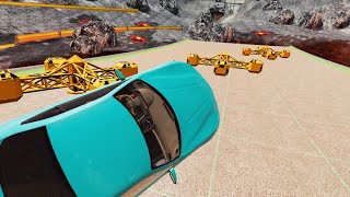 Colorful Cars VS Spinners VS Lava - BeamNG Drive screenshot 4